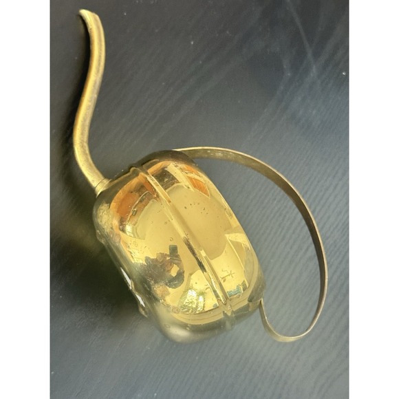 Vintage Solid Copper Brass Spout & Handle Plant Watering Can World Patina - Picture 2 of 6